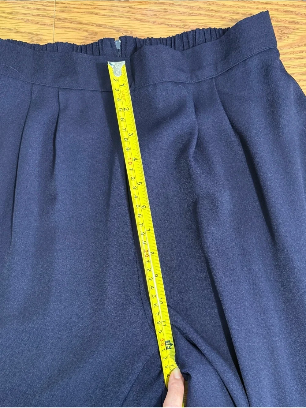 Career Pant Set -Sleeveless White & Navy, Gold Buttons -Matching Navy Pants NWT